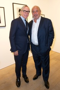 Tommy Hilfiger and Phillip Green Tommy Hilfiger Rock Style Exhibit Launch Party London Fashion Week 2015