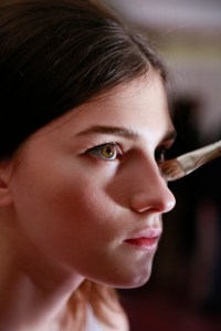 Backstage at Tory Burch RTW Spring 2016