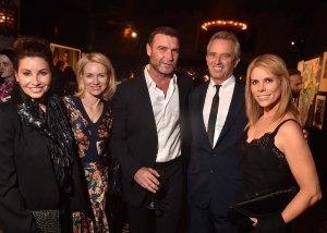 Gina Gershon, Naomi Watts, Liev Schreiber, Robert Kennedy Jr and Cheryl Hines.