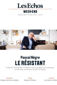 The mockup of Les Echos week-end magazine, set to launch on Oct. 2