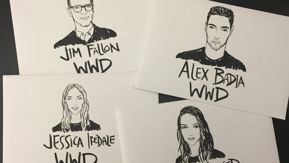Fashion Week invitations from M. Martin.