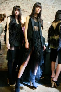 Backstage at Vera Wang RTW Spring 2016