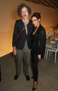 Martin Creed and Victoria Beckham Victoria, Victoria Beckham Dinner London Fashion Week 2015