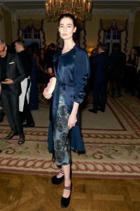 Erin O'Connor Vogue London Fashion Week Party 2015 Winfield House