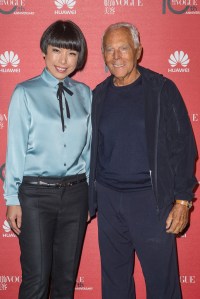 AngelaChing and Giorgio Armani Vogue China 10th Anniversary at 2015 Milan Fashion Week