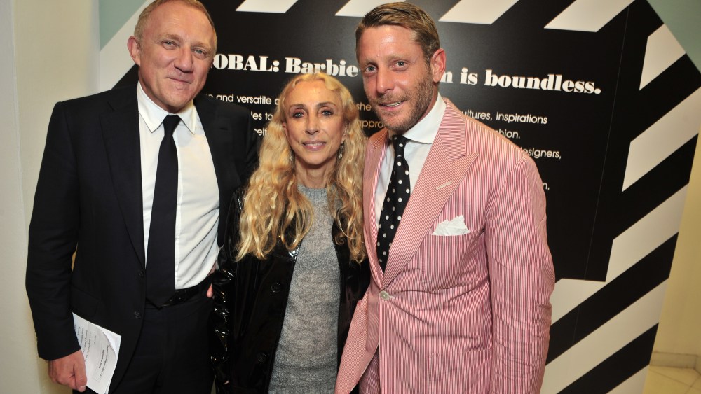 Henri Pinault, Franca Sozzani, Lapo Elkann Empower Talents 3 Party 2015