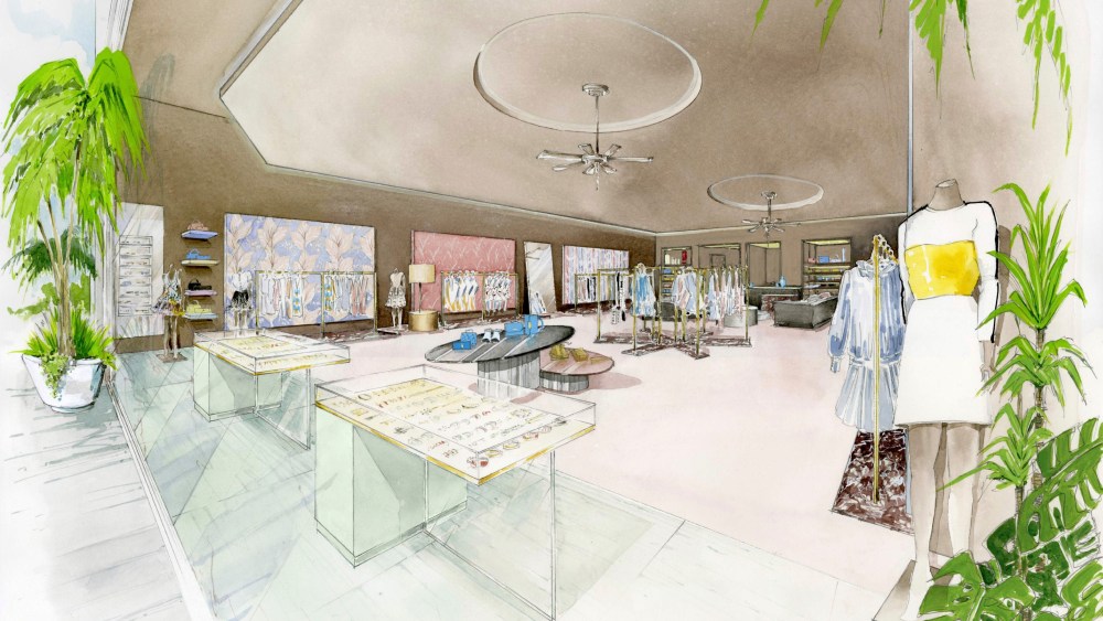 A rendering of the Webster on Houston.