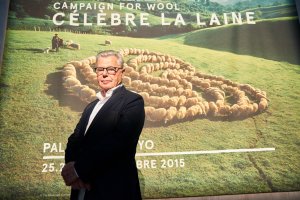 At the Campaign for Wool event, Palais de Tokyo