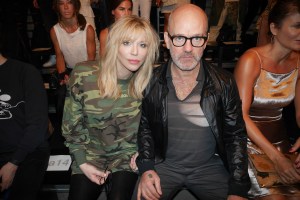 Courtney Love and Michael Stipe