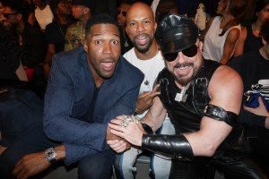 Michael Strahan, Common and Peter Marino.
