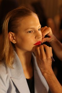 Backstage at Zac Posen RTW Spring 2016