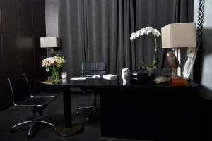 Alber Elbaz's desk at Lanvin