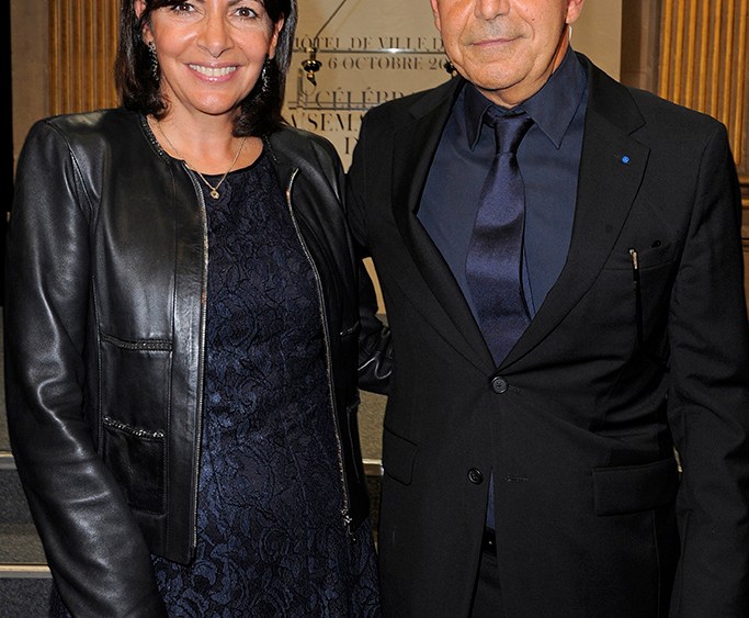 Anne Hidalgo and Ralph Toledano