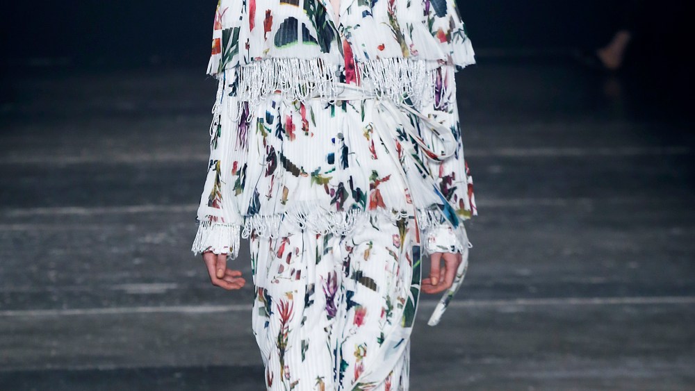 A look from Apartamento during São Paulo Fashion Week in Brazil.