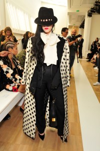 B. Åkerlund front row at emanuel ungaro spring 2016
