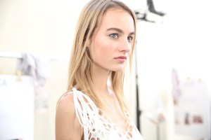 Backstage at Chloé Spring 2016