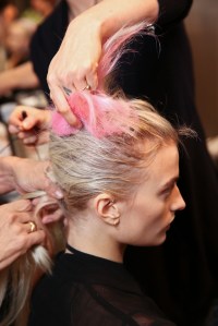 Backstage at Haider Ackermann Spring 2016
