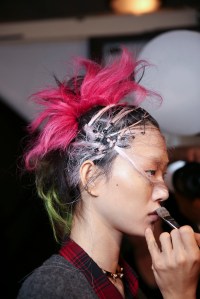 Backstage at Haider Ackermann Spring 2016