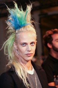 Backstage at Haider Ackermann Spring 2016
