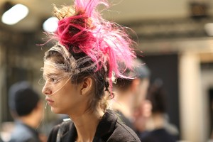 Backstage at Haider Ackermann Spring 2016