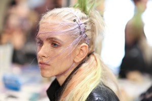 Backstage at Haider Ackermann Spring 2016