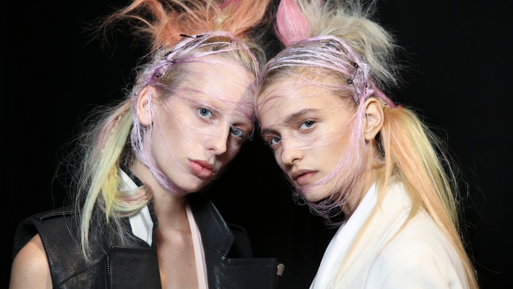 Backstage at Haider Ackermann Spring 2016