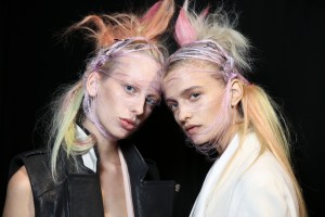 Backstage at Haider Ackermann Spring 2016