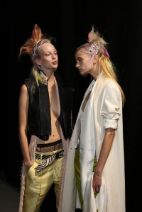 Backstage at Haider Ackermann Spring 2016