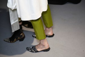 Backstage at Haider Ackermann Spring 2016