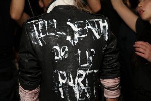 Backstage at Haider Ackermann Spring 2016