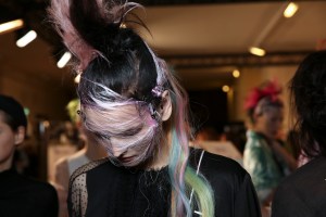 Backstage at Haider Ackermann Spring 2016