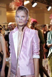 Backstage at Haider Ackermann Spring 2016