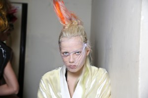 Backstage at Haider Ackermann Spring 2016
