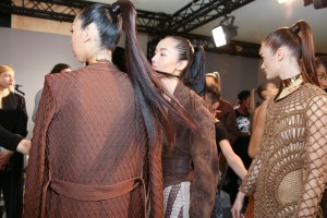Backstage at Balmain Spring 2016