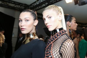Backstage at Balmain Spring 2016