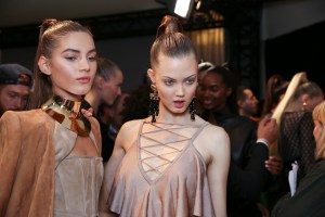 Backstage at Balmain Spring 2016