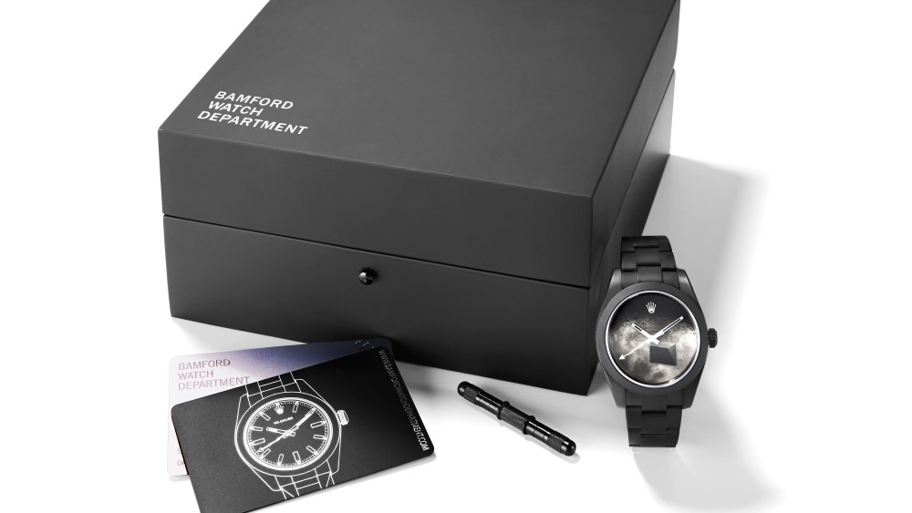 Bamford Watch Department and Daniel Arsham's 'Black Moon' watch