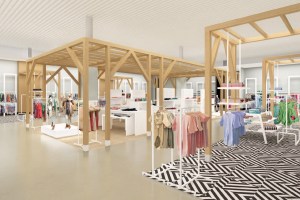 A rendering of the new Bloomingdale's in Hawaii.