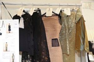 Backstage at Akris Spring 2016