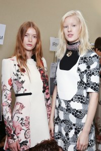 Backstage at Giambattista Valli Spring 2016