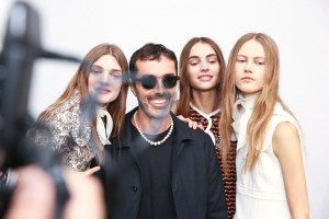 Backstage at Giambattista Valli Spring 2016