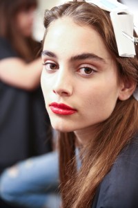 Backstage at Nina Ricci Spring 2016