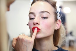 Backstage at Nina Ricci Spring 2016
