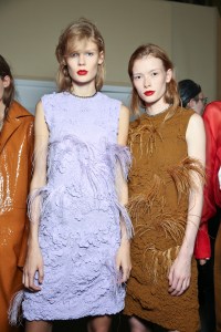 Backstage at Nina Ricci Spring 2016