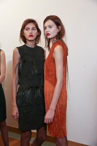 Backstage at Nina Ricci Spring 2016