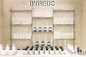 Byredo display area in Lane Crawford.