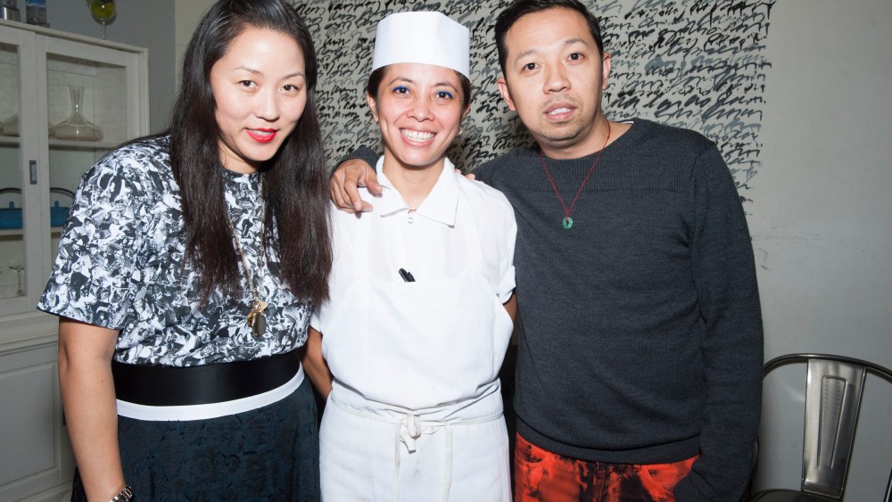 Carol Lim, Angela Dimayuga and Humberto Leon