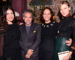 Julia Restoin Roitfeld, Carlos Mota, Andrea Dellal, Jessica Hart