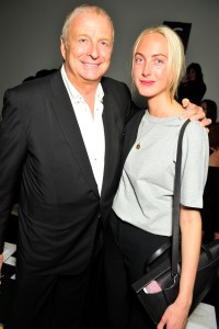 Christian Courtin-Clarins and Claire Courtin-Clarins Front Row at Mugler Spring 2016