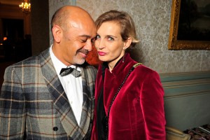 Christian Louboutin and Melita Toscan du Plantier